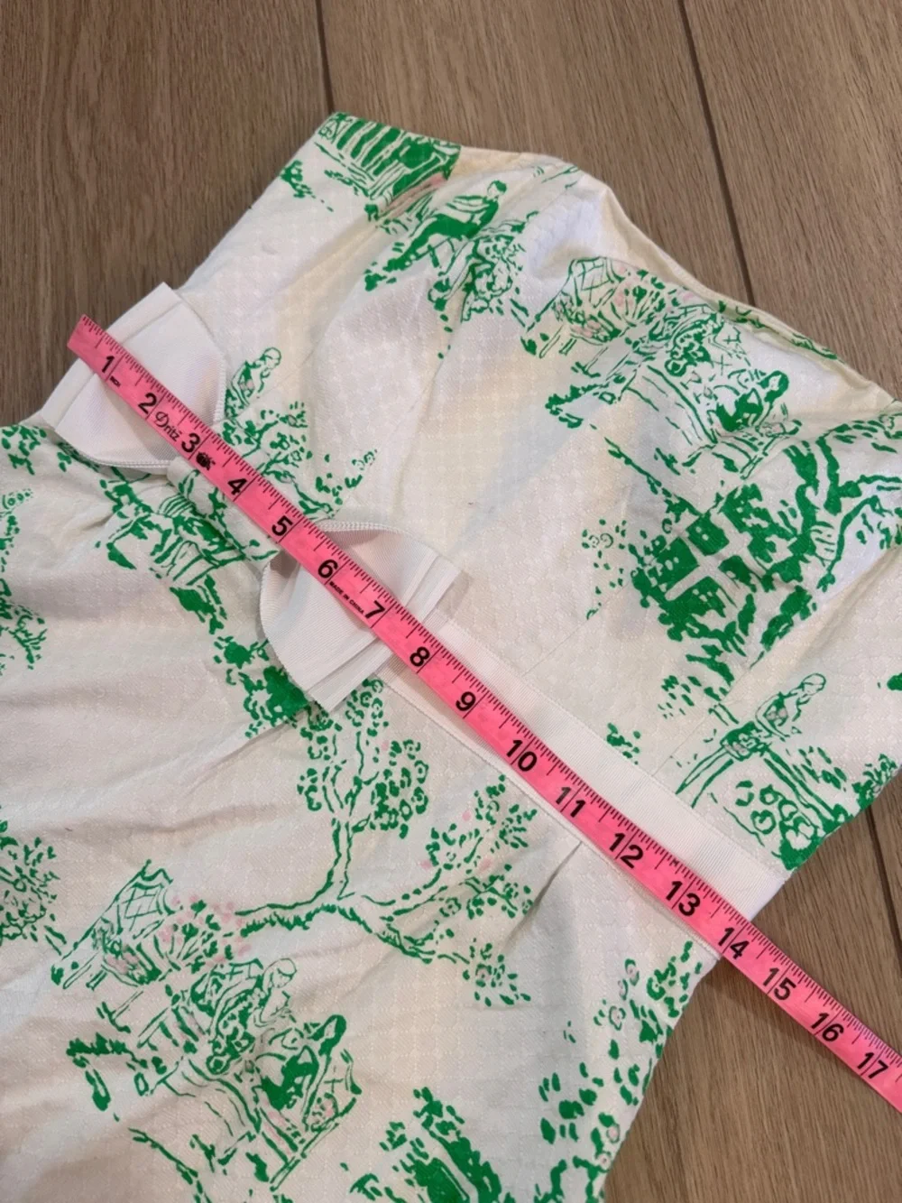 Lilly Pulitzer Amberly strapless sundress sz 4 all over toile print Preppy vacay - Picture 5 of 9